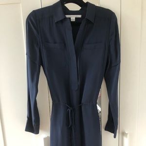Navy Authentic Diane Von Furstenberg Dress